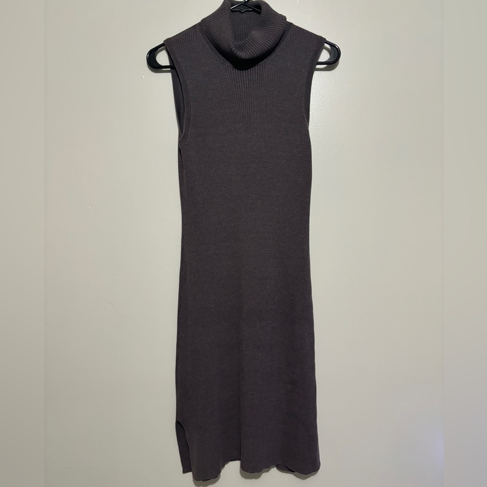FRENCHI Grey Sweater Dress XL Bodycon winter fall